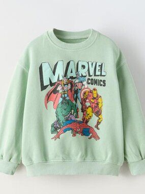 TODDLER MARVEL SWEATER FROM ZARA